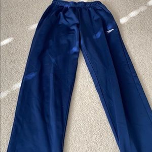 Girls Blue Warm Up Sweatpants